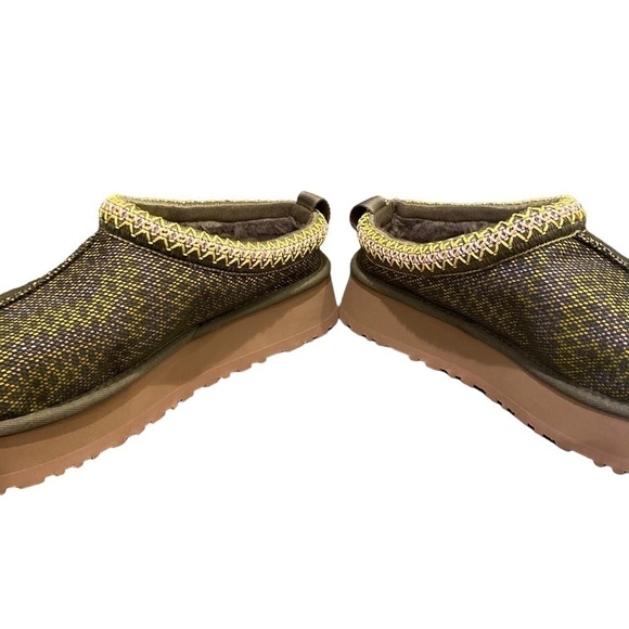 UGG Tazz Maxi Tasman Slip On Slipper Shoes Burnt Olive 1140430 Women Size 10 NEW - Picture 5 of 11